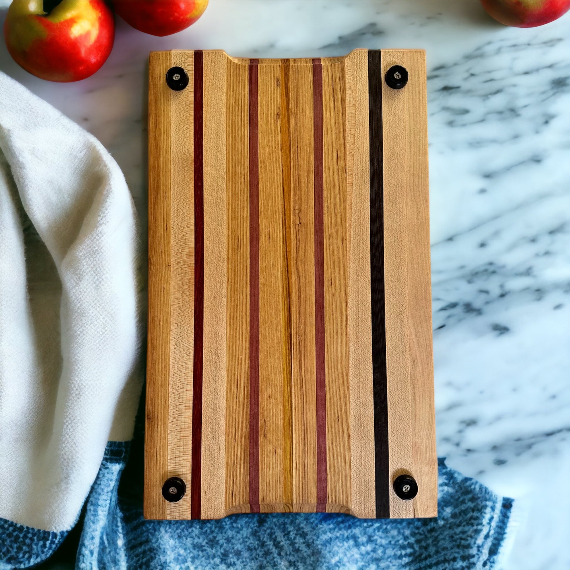 Althene Exotic Wood Cutting Board, Back side