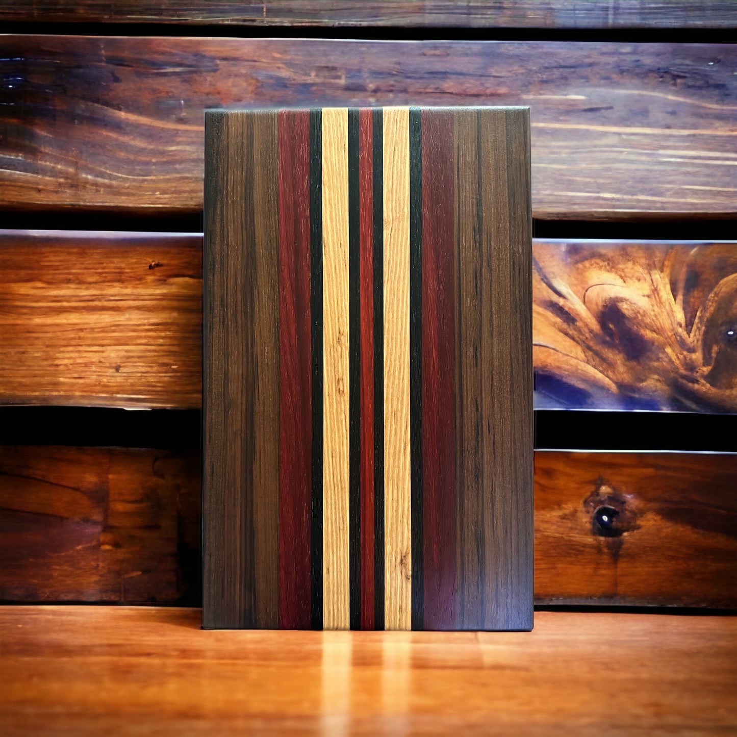 Yote Exotic Wood Cutting Board, Front side