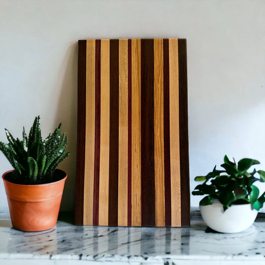 Boreal Exotic Wood Cutting Board, Front side