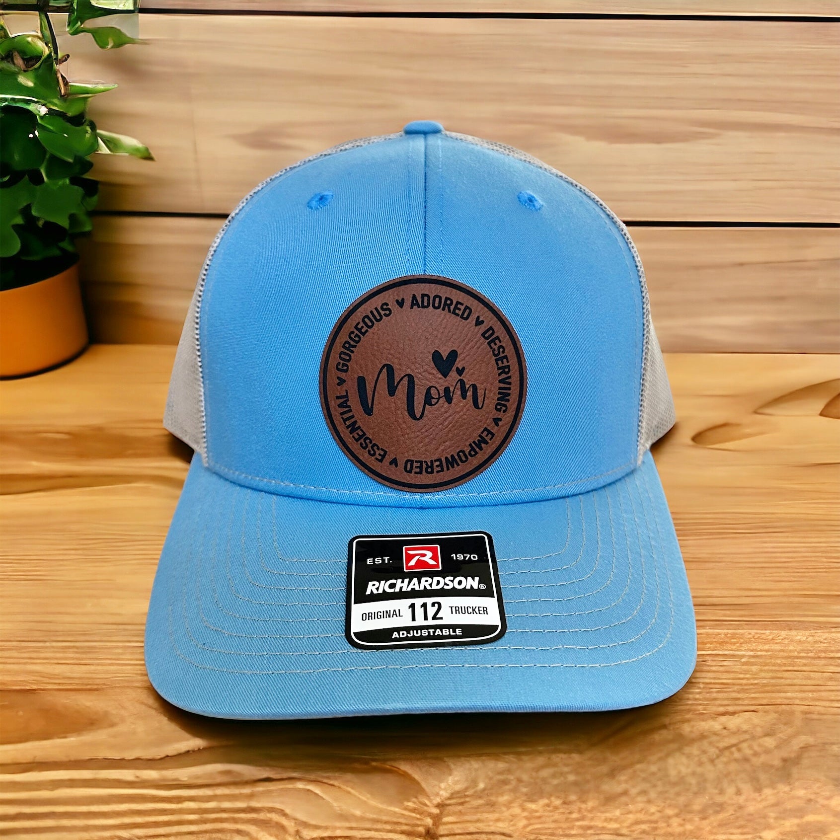 Mom Love Trucker Hat Front