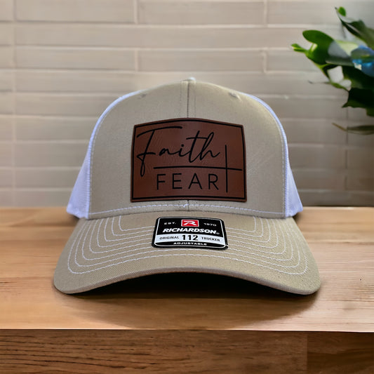 Faith over fear Trucker Hat Front