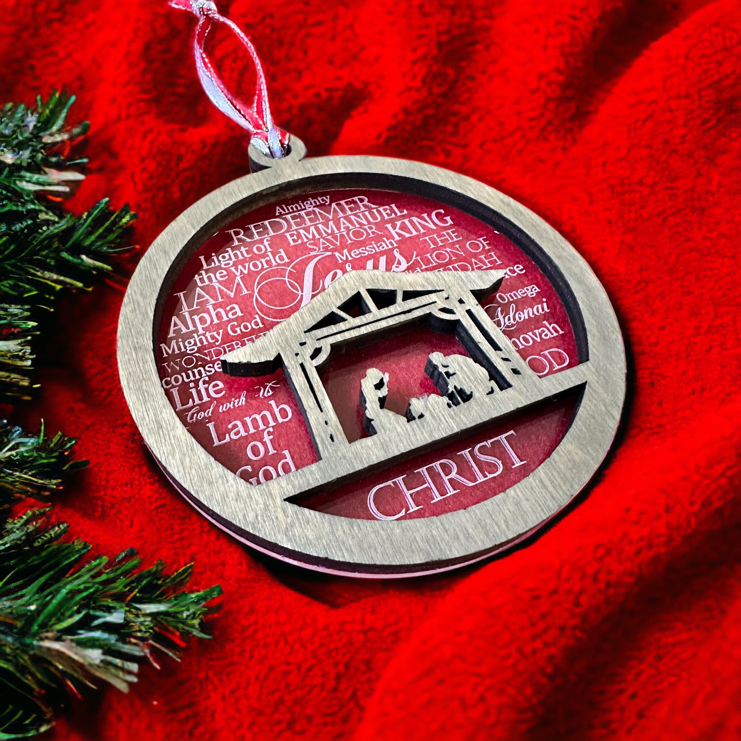 Christmas Nativity Ornament, Side