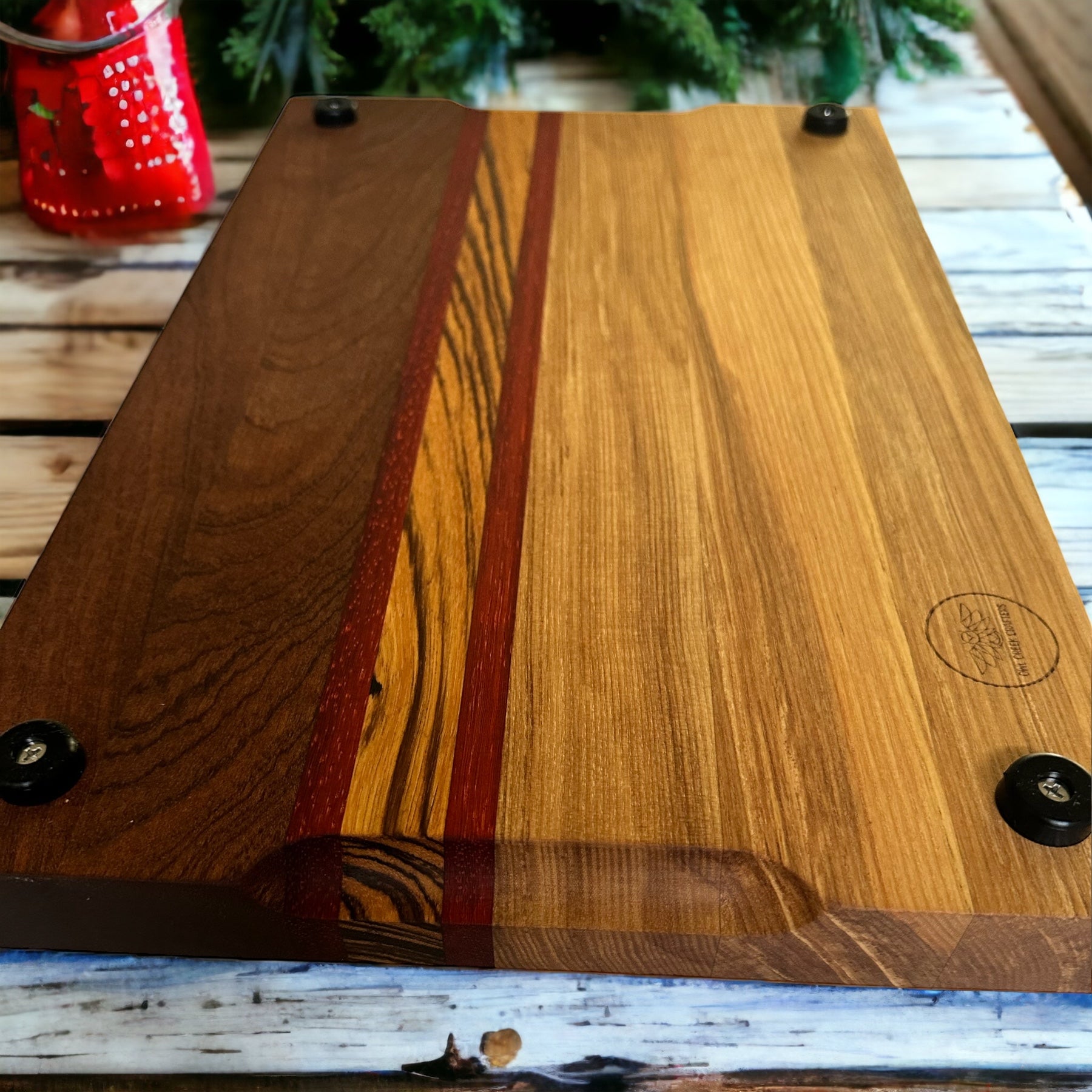 Buffalo Exotic Wood Cutting Board, Detail side