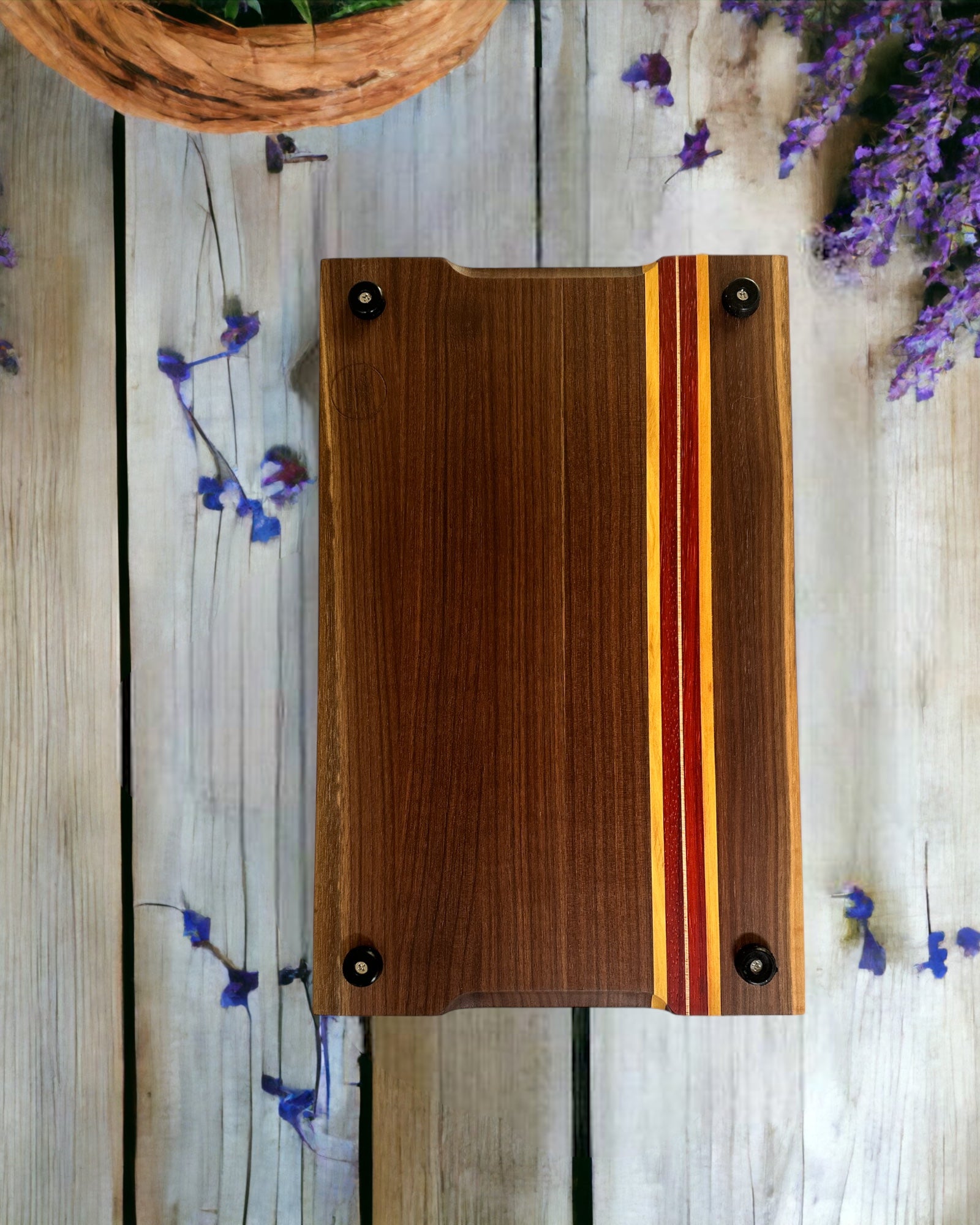 Bighorn Exotic Wood Cutting Board, Back side